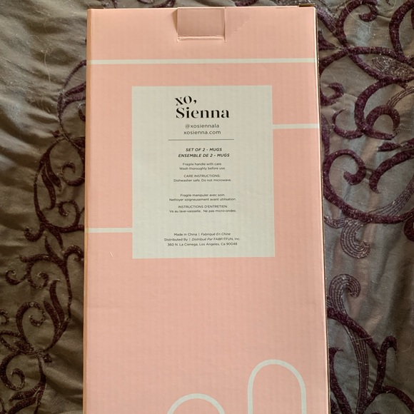 Mug set, Sienna XO still in box - Picture 2 of 2